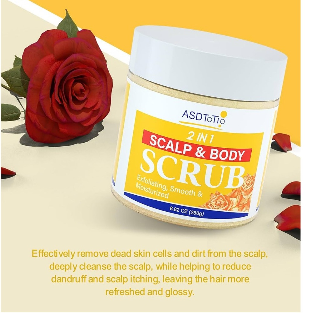Gold 2-in-1 Scalp & Body Scrub